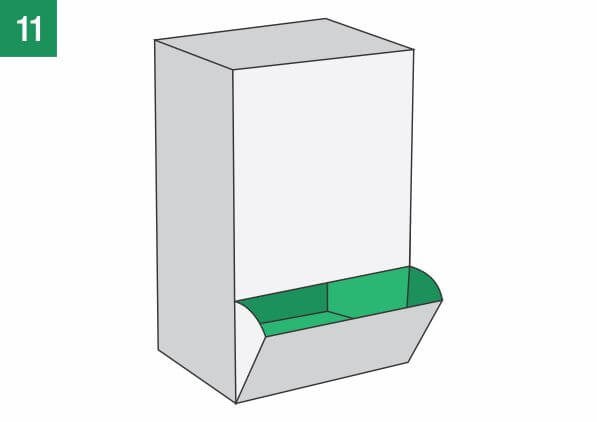dozen met dispenseropening